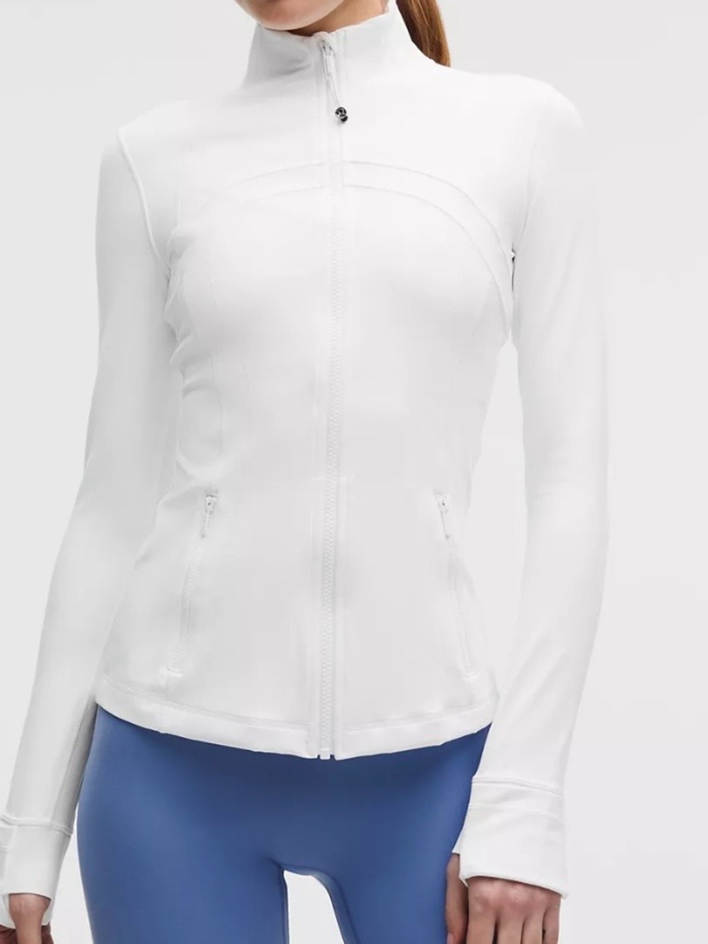 lululemon athletica White Full-Zip Athletic Jacket